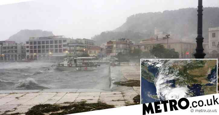 Extremely rare and dangerous hurricane set to blast through Greece