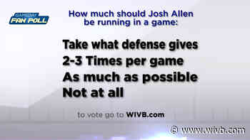 BKL Poll: How much should Josh Allen be running in a game?