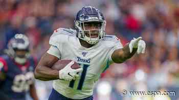Titans WR Brown out vs Jags with bruised knee