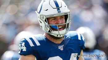 Colts rule out TE Jack Doyle for Vikings game