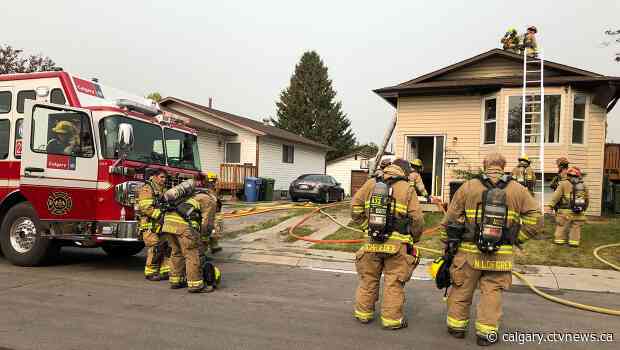 Fire breaks out at home in Falconridge