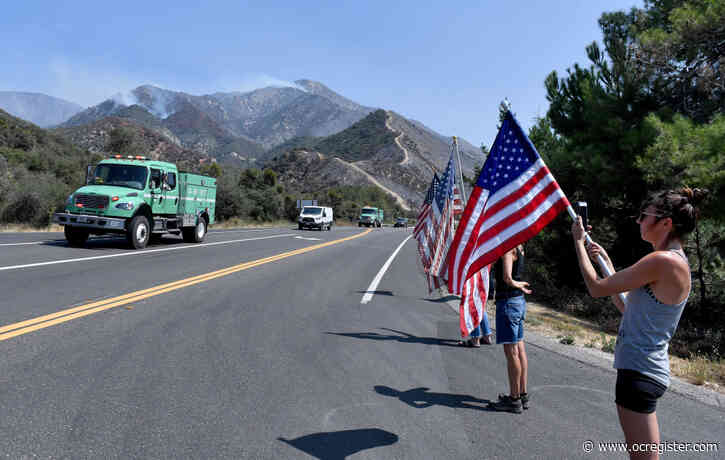 US Forest Service escorts fallen firefighter in El Dorado fire