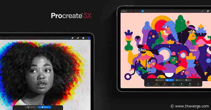 Procreate 5X adds new filters and a handy reference companion view