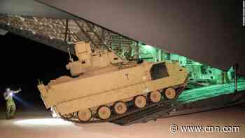 US sending armored vehicles into Syria as Trump says 'we are out'