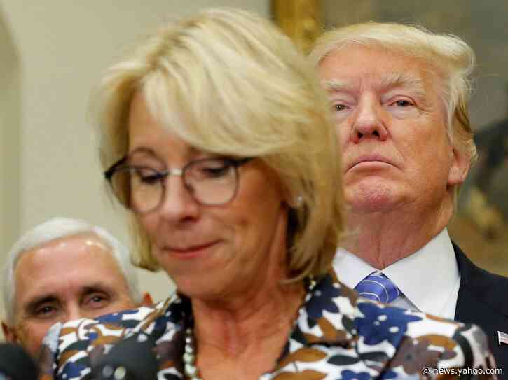 Betsy DeVos and the Trump administration are set to deny funding to Connecticut schools over inclusive transgender athlete policies