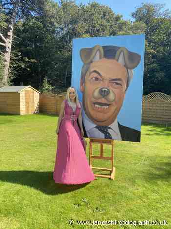 Lancashire artist sells Nigel Farage painting for gold sovereign coins