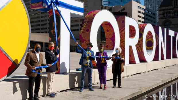 New more durable Toronto sign unveilled - CP24 Toronto's Breaking News