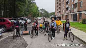 Toronto cyclists make volunteer grocery deliveries to vulnerable residents with the 'Bike Brigade' - CTV Toronto