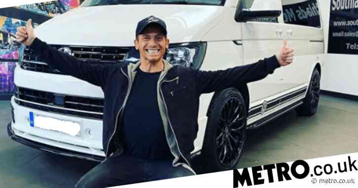 Joe Swash surprises Stacey Solomon with giant camper van – which she calls a ‘monstrosity’