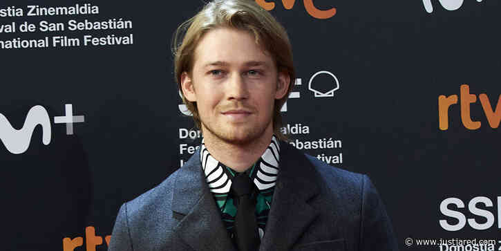 Joe Alwyn Wears Pink Floral Face Mask at San Sebastian Film Festival 2020