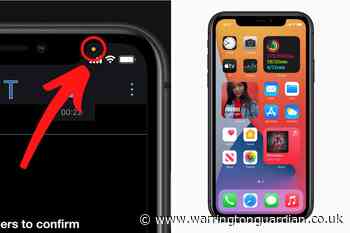 Apple iPhone users warned about 'orange dot' on screen - Here's what it means