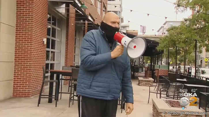 Lt. Gov. Fetterman Speaks At Pittsburgh Post-Gazette Picket Event