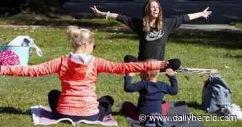 Virus creates demand for yoga in Arlington Heights park