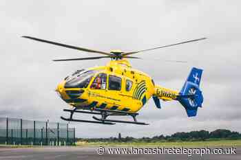 Padiham Bypass: Road closed at Barrowford Road and Slade Lane junction, North West Air Ambulance Service in attendance
