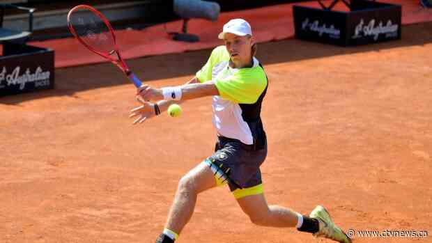 Canadian Denis Shapovalov advances to quarterfinals at Italian Open
