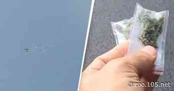 Drone fa cadere sacchetti di erba dal cielo sulla piazza della città - 105.net