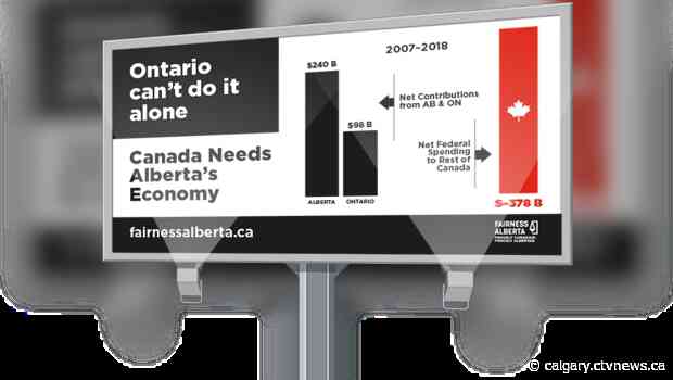 Toronto billboard aims to get Alberta national attention and financial support