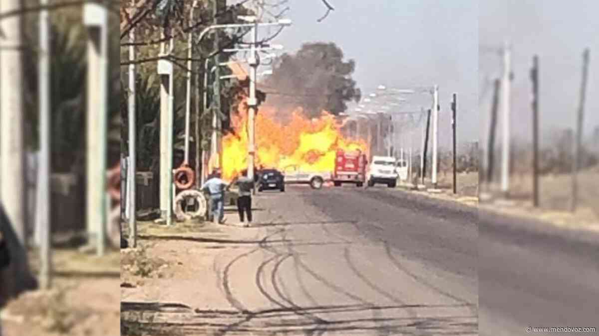 Feroz incendio en Fray Luis Beltrán - Mendovoz