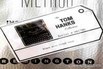 Saskatoon man receives typewriter from actor Tom Hanks' collection - CKOM News Talk Sports