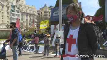 Organizaciones marchan por la situación de barrios populares de Buenos Aires - EFE - Noticias