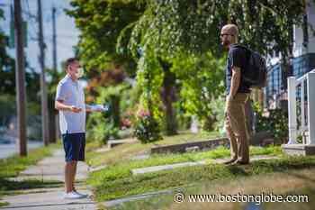 While national conventions go virtual, Rhode Island candidates still go door-to-door - The Boston Globe