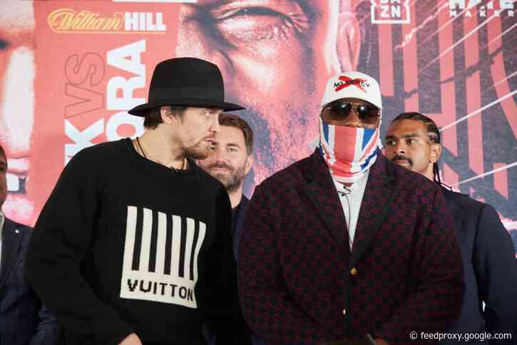 Chisora responds to Usyk while taking body shots from David Haye
