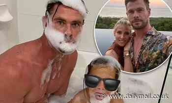 Elsa Pataky pays tribute to 'amazing dad' Chris Hemsworth on Father's Day - Daily Mail