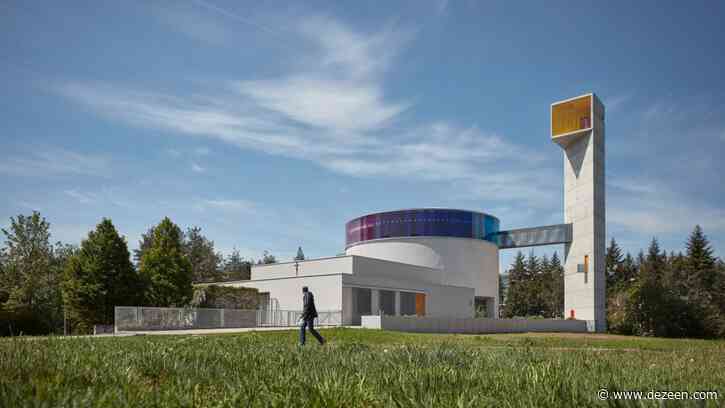 Atelier Štěpán tops circular Church of Beatified Restituta with rainbow stained-glass window