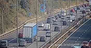 Updates as series of crashes see 'massive' queues across Bristol