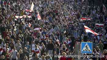 100,000 join march as protests continue in Belarus