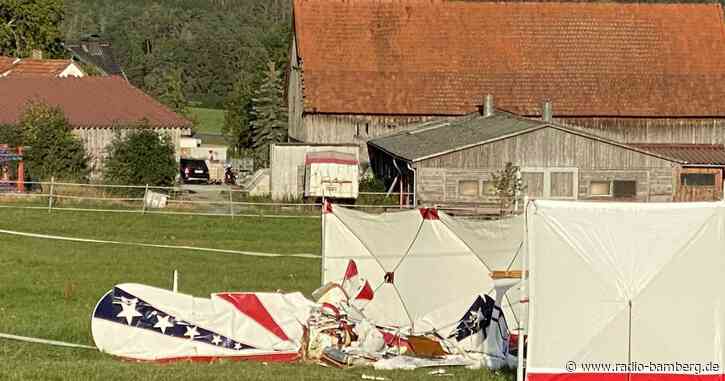 Pilot stirbt bei Flugzeugabsturz im Landkreis Kulmbach.