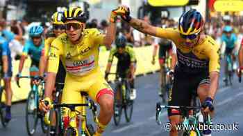 Tour de France: Tadej Pogacar secures title as Sam Bennett wins in Paris