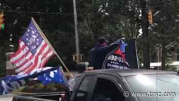 Trump Supporter Convoy Scream 'White Power' Through North Carolina