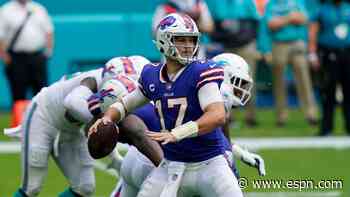 Bills' Allen buries Dolphins with 400-yard game