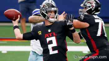 Falcons' 20-point lead disappears in gut-punch loss at Dallas