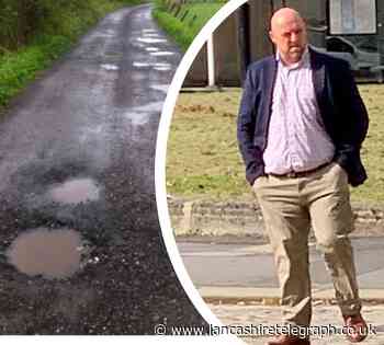 Rogue trader conned elderly couple out of £7,300 and left their lane full of potholes