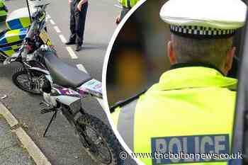 Uninsured off-road bike seized from Bury Road, Bolton after chase - The Bolton News