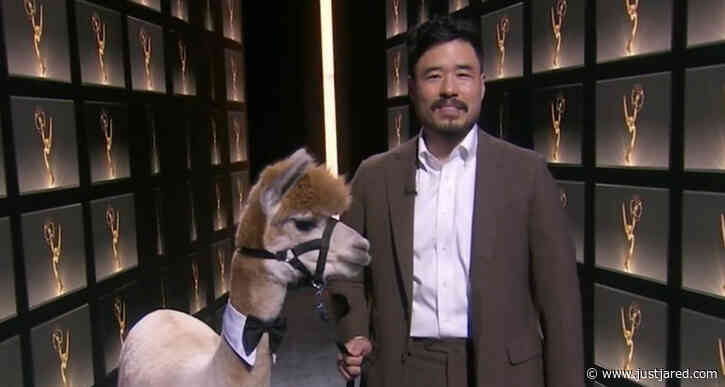 Randall Park Takes Emmy Awards 2020 Stage with an Alpaca!