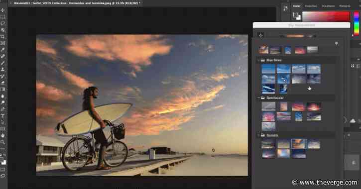 Photoshop’s sky replacement tool makes it easier to fake a perfect sunset
