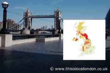 Map shows London boroughs at risk of being coronavirus 'hotspots'