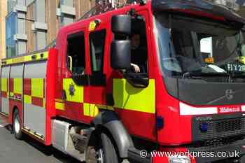 Firefighters free children stuck inside car in Acomb, York