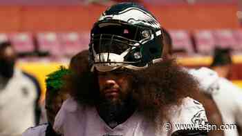 A thin line: Seumalo latest Eagles OL to go down
