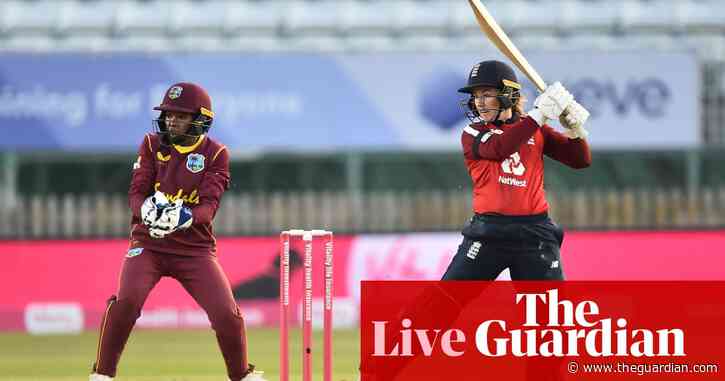 England set West Indies 164 to win first women's T20 international – live!