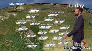 Edmonton afternoon weather forecast: Monday, September 21, 2020