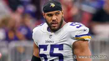 Vikings LB Barr headed to IR with torn pectoral