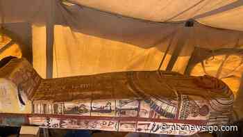 Archaeologists unearth 27 coffins at Egypt's Saqqara pyramid