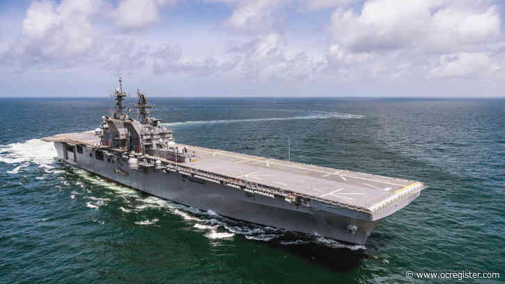 USS Tripoli arrives in San Diego, will carry Marine Corps’ new age fighting aircraft
