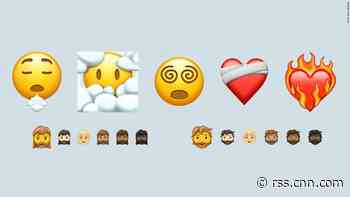 New emojis are coming in 2021, including a heart on fire, a woman with a beard and over 200 mixed-skin-tone options for couples