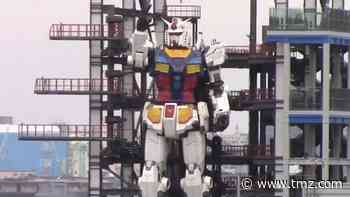 Life-Size Gundam Robot Replica in Japan Can Now Move Around