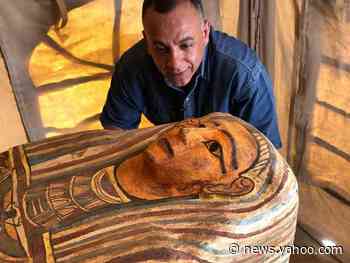 Archaeologists unearthed 27 sarcophagi in an ancient Egyptian city of the dead. They've been sealed for more than 2,500 years.